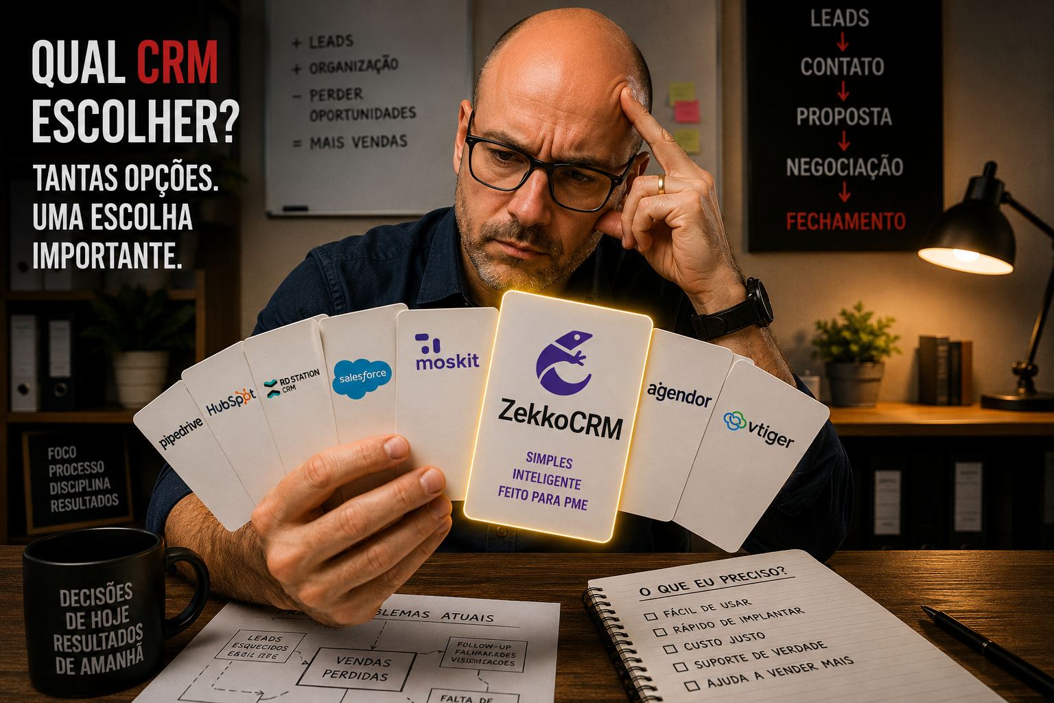 Capa do artigo: CRM simples para PME: como escolher bem