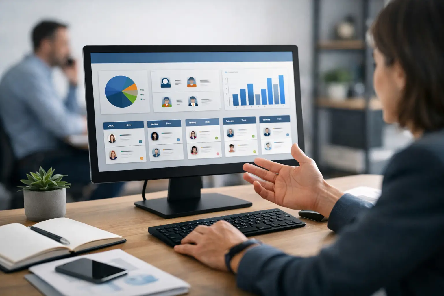 Capa do artigo: Como escolher um CRM fácil de implementar