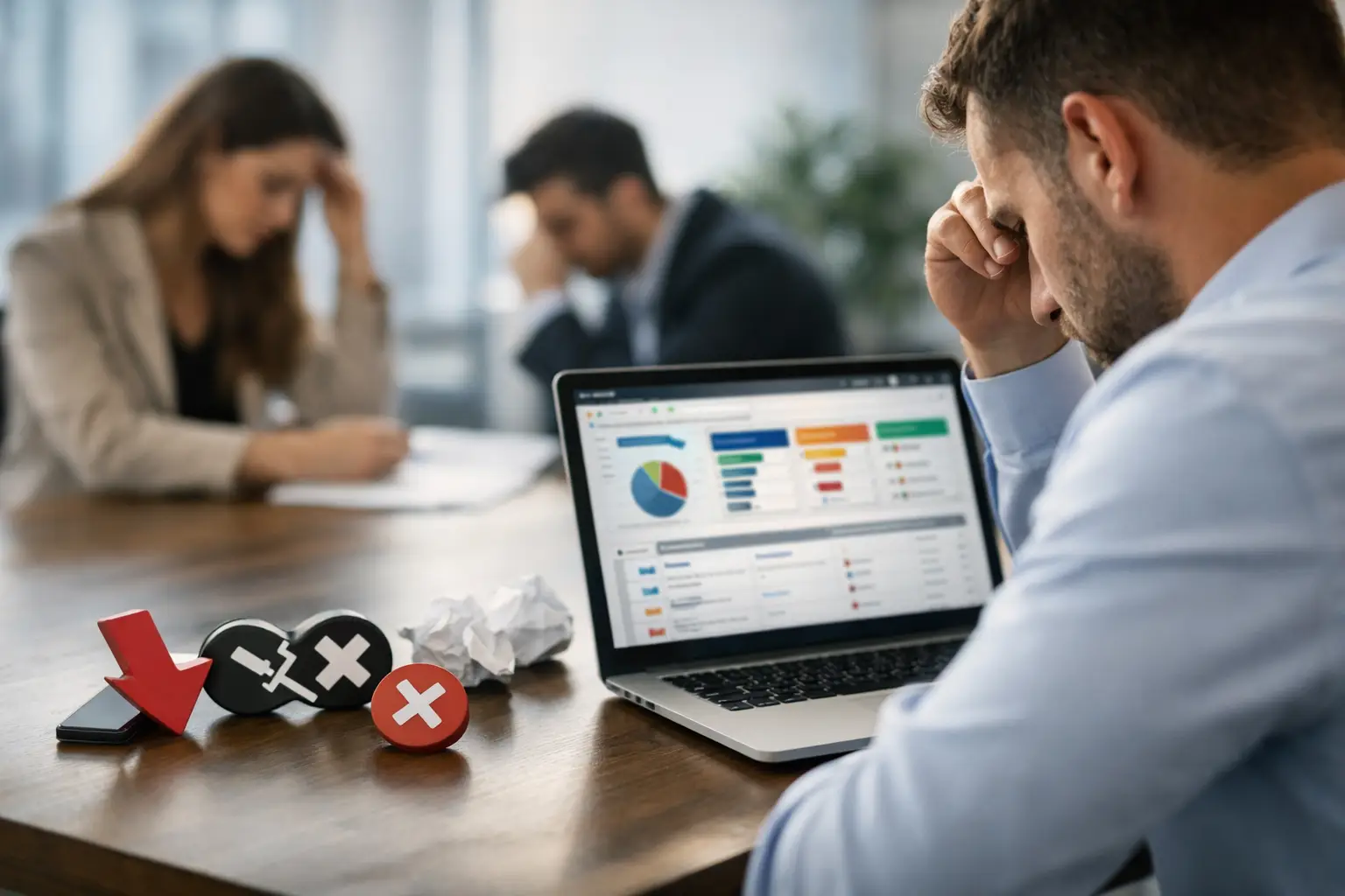 Capa do artigo: 8 erros ao usar CRM que fazem você perder vendas